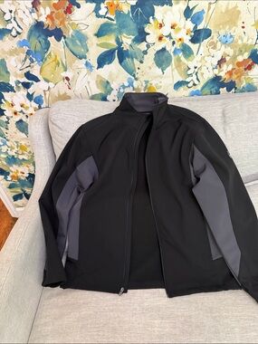 DRIFTWOOD Black and Gray Performance Jacket with Contrast Panels
